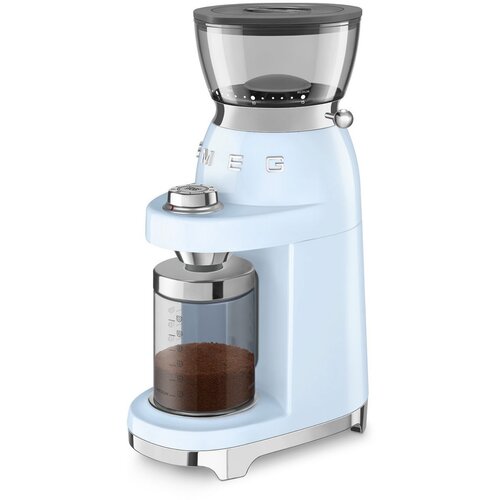 Smeg CGF03PBEU mlincek za kavo v nežno modri barvi Slike