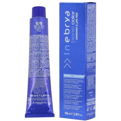 Inebrya Bionic Color Red (6/6 Dark Blonde Red) 100 ml Slike