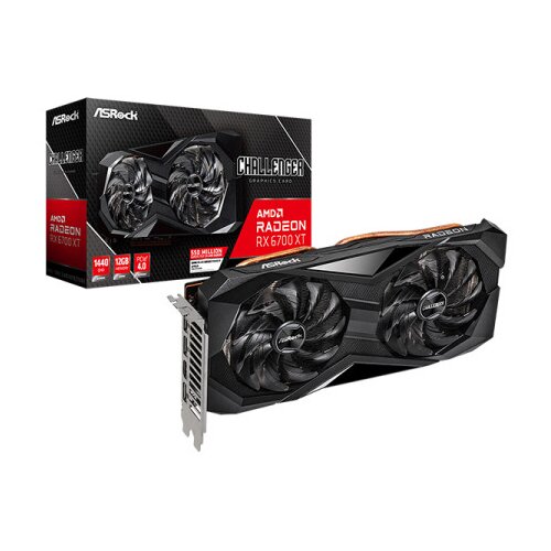 AsRock ASRrock radeon RX 6700 XT challenger D 12GB GDDR6, RX6700XT CLD 12G grafička kartica Slike