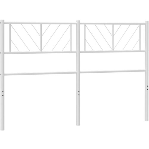  Metalno zamjensko uzglavlje bijelo 120 cm Slike