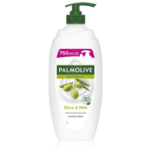 Palmolive Naturals Olive kremast gel za prhanje in kopel z izvlečki oljke z dozirno črpalko 750 ml Slike