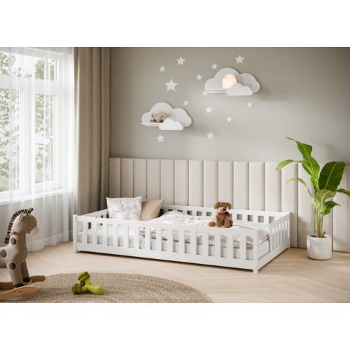 Molarem Home Drveni dječji krevet IVY - 200x120 cm - bijeli Cijene
