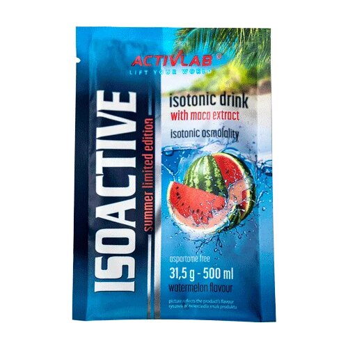 ACTIVLAB isoactive &amp;ndash; ukus lubenice (koren make) (31.5g) 20 kom Slike