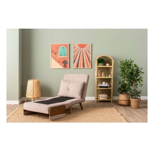 Atelier Del Sofa Fotelja na razvlačenje Cosmo, 190x70x82 cm, Prljavo roze Slike