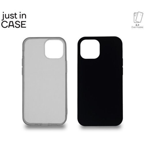 Just In Case 2u1 Extra case MIX paket CRNI za iPhone 13 Mini Cene