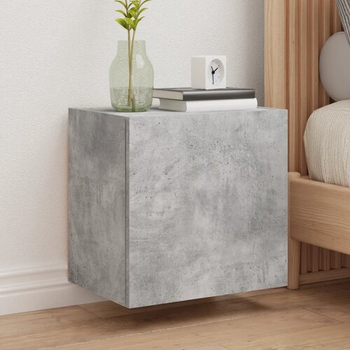 vidaXL Stenska TV omarica betonsko siva 40,5x30x40 cm inženirski les Cene