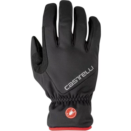 Castelli kolesarske rokavice entrata thermal glove črna