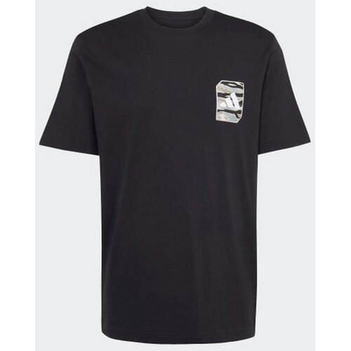 Adidas Muška majica m c camo wv tee M, Crna Cene