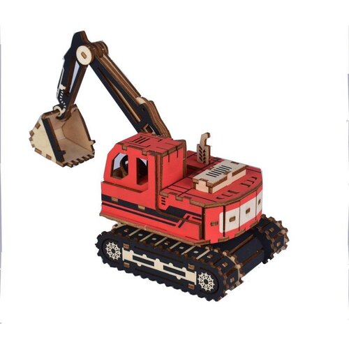 CarolijaShop 3d drvena slagalica - CRVENI BAGER Cene