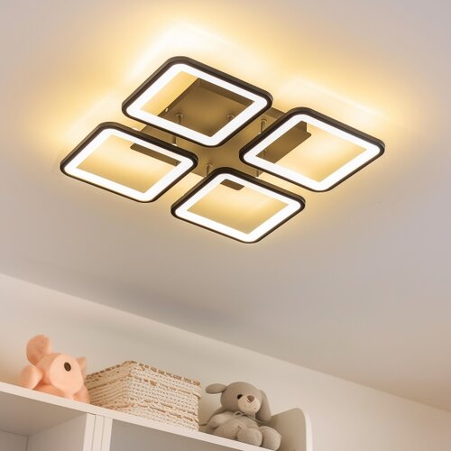 Brilagi led prigu&amp;scaron;iva plafonska svetiljka squared LED/85W/230V 3000-6500K + daljinski upravljač Slike
