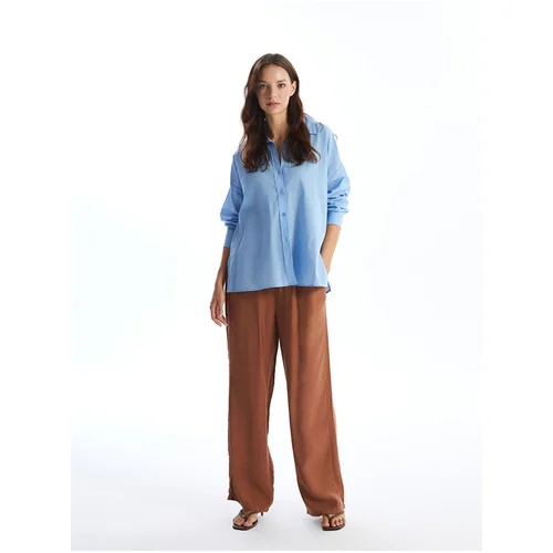 LC Waikiki LCW Women's Elastic Waist Straight Trousers