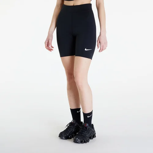 Nike Sportswear Classics Women's High-Waisted 8" Biker Shorts Black/ Sail