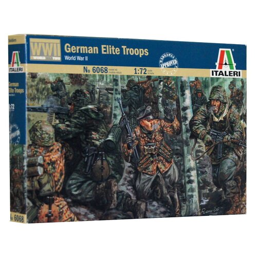Italeri 1:72 Druga svetovna vojna - meketa nem&scaron;kih elitnih čet, vojaki Cene