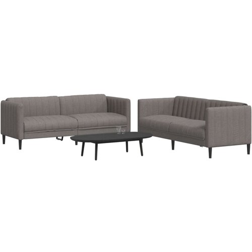 vidaXL 2-dijelni set sofa smeđesivi od tkanine Cijene