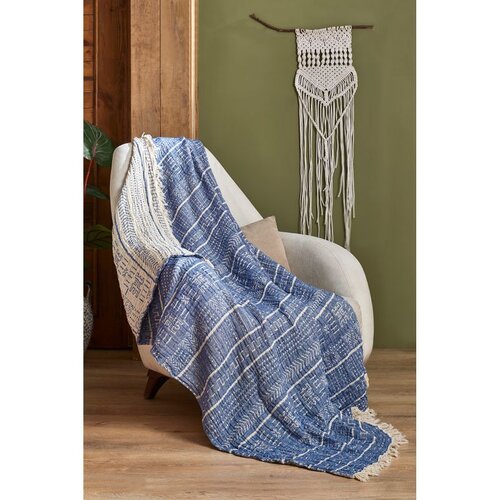  Etno - Blue Blue Sofa Cover Slike