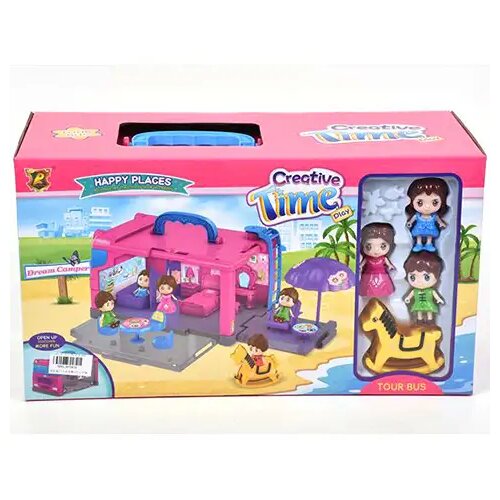 Magic Toys pink turistički autobus sa dodacima Cijene