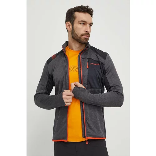 La Sportiva Športni pulover True North siva barva, P52900322