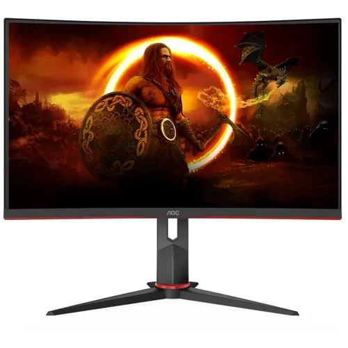 AOC ukrivljen monitor CQ27G2S/BK 27p QHD VA 16 9 144Hz - 4 ms - DisplayPort - CQ27G2S/BK