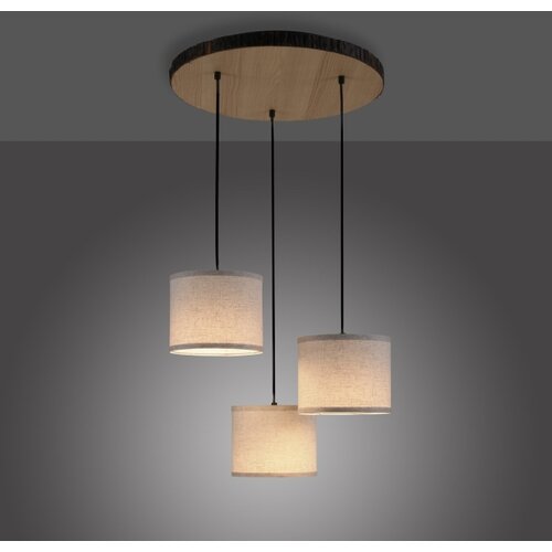 PAUL NEUHAUS Leuchten Direkt 11236-79 - Luster na sajli BARK 3xE27/40W/230V Slike