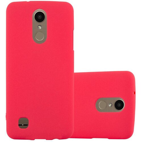 Cadorabo Ohi&scaron;je, združljiv z LG v Frost Red - Za&scaron;čitni pokrov iz fleksibilnega silikona TPU, (20570290) Cene