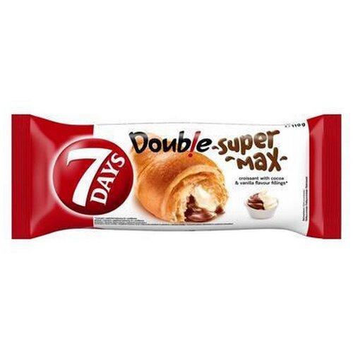 7 Days Kroasan KEKS SUPER MAX KAKAO-VANILIJA 110G Cijene