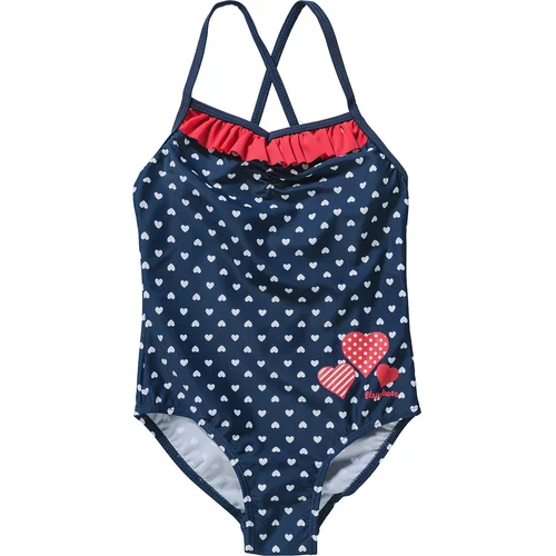 Playshoes Jednodijelni kupaći kostim mornarsko plava / crvena / bijela