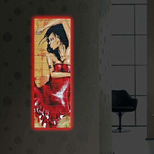 Wallity Zidna slika sa LED osvetljenjem 3090DACT-52, 30x90 cm Cijene