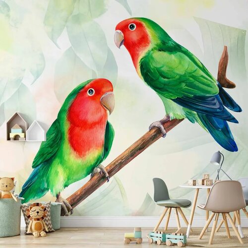  Foto tapeta - Lovebirds 150x105 Vodootporna Cene
