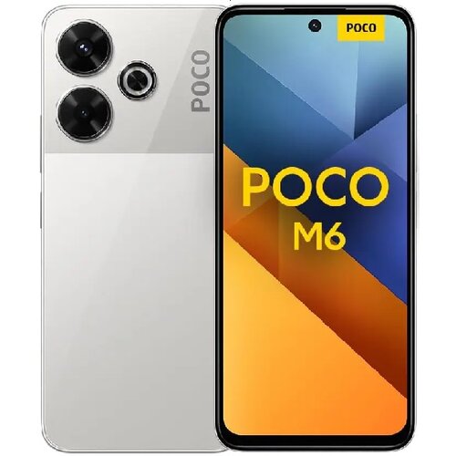 Xiaomi Poco mobitel M6, 6+128GB, 4G, Dual SIM - Silver EU Cijene