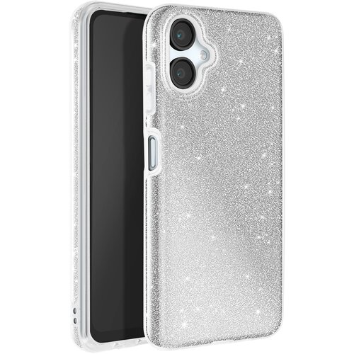 AVIZAR Ohi&scaron;je z ble&scaron;čicami za Samsung Galaxy A06 Odporen na udarce Glitter, Srebrna, (5000015082) Cene