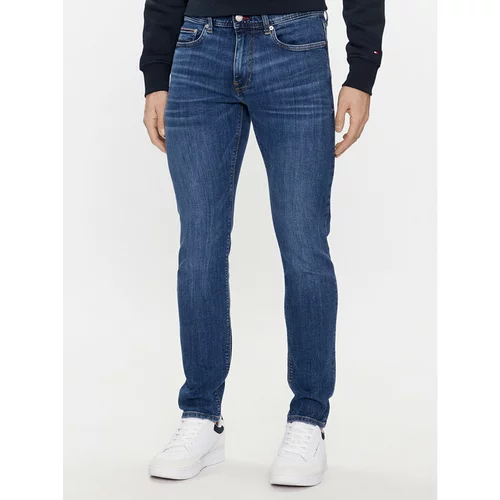 Tommy Hilfiger Jeans hlače Layton MW0MW33968 Modra Extra Slim Fit