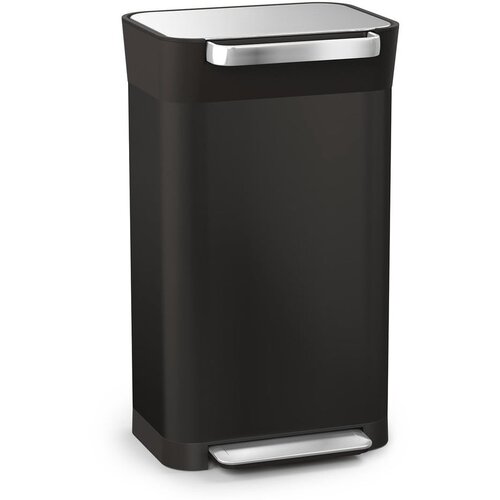Joseph Joseph Crna željezna kanta za smeće s pedalom 30 l Titan &amp;ndash; Slike
