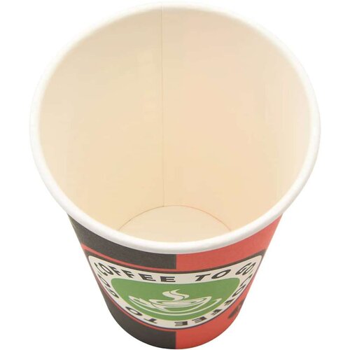 VidaXL papirnate &amp;scaron;alice za kavu s poklopcima 1000 kom 16 oz 400 ml Slike