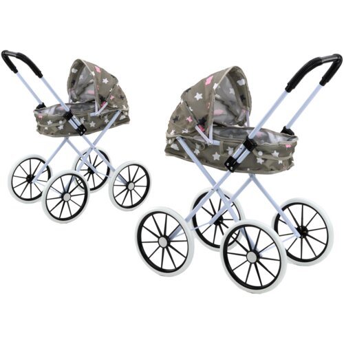 Kolica za lutke Stars Clouds 60cm - siva Slike
