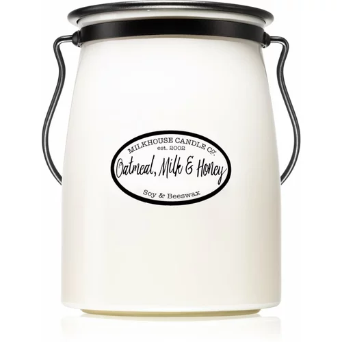 Milkhouse Candle Co. Creamery Oatmeal, Milk & Honey dišeča sveča Butter Jar 624 g