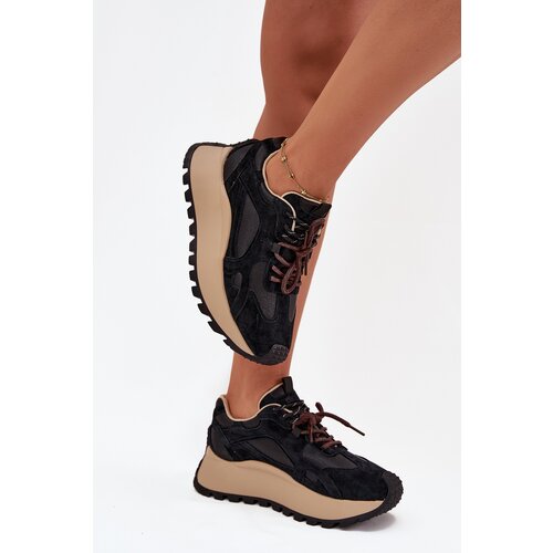 Big Star Leather Platform Sneakers Women&amp;#039;s Big Star Slike