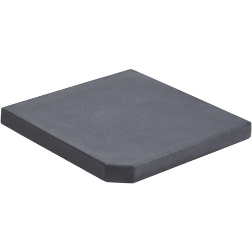 VidaXL Uteg za suncobran crni granitni četvrtasti 25 kg Slike