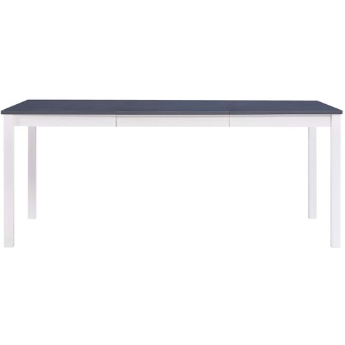 Maison Chic Blagavaonski stol bijelo-sivi 180 x 90 x 73 cm od borovine Cene