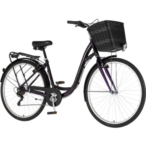 Venssini Bicikl fashion grace 28" alu 17" v-brake 6 brzina 155-178cm (s/m) ljubičasti perla Cene