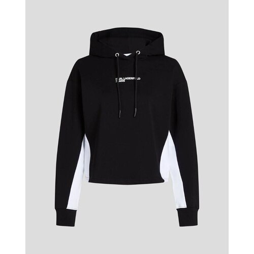 Karl Lagerfeld Puloverji A1W20017 COLOUR BLOCK Črna Cene