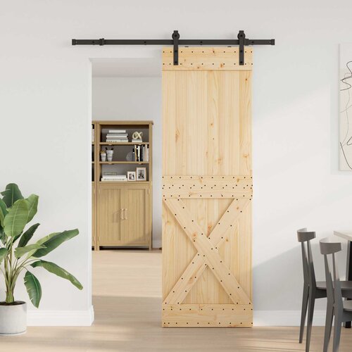  Klizna vrata NARVIK 70 x 210 cm (152,5 cm) Prirodna i crna Cijene