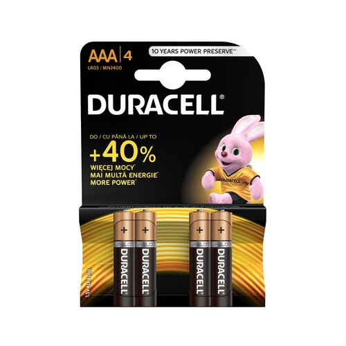 Duracell AAA LR03 Basic duralock 508180, 1/4 alkalne baterije Slike