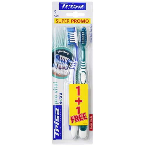 Trisa četkice za zube Extra Pro Vital Duo Soft Cene