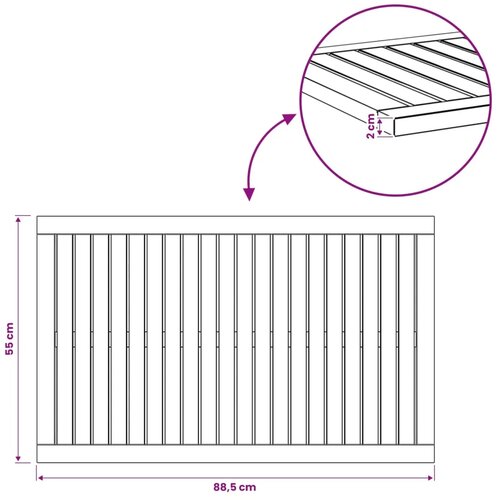  Gornji dio stola 88 5 x 55 x 2 cm Pravokutni - Bjeljenje 88 5 x 55 x 2 cm Slike