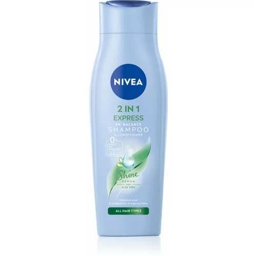 Nivea 2in1 express šampon i regenerator za sve tipove kose 250 ml za žene