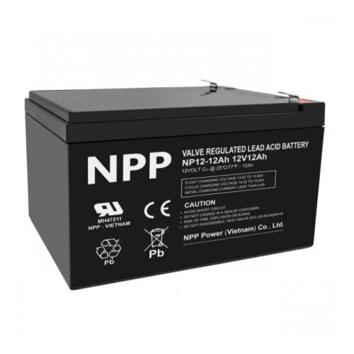 NPP VRLA-GEL LPG akumulator 12V/12AH/3.3KG ( ACCU1212/Z ) Cene