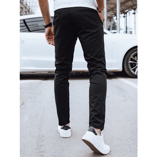 DStreet Men's Casual Trousers Black Cene