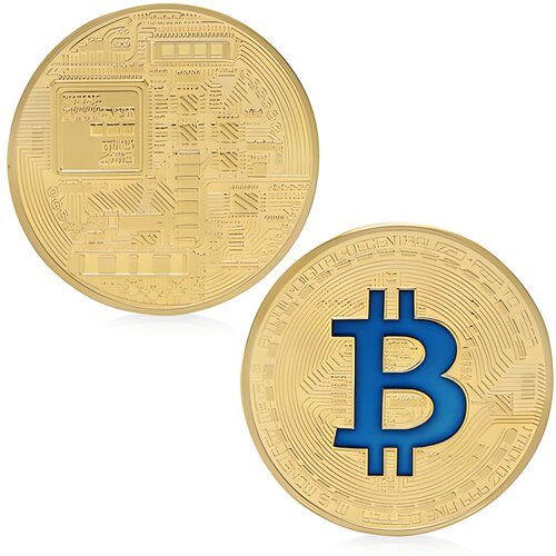 IZMAEL Bitcoin Kovanica - Zlatna / Plava Cijene