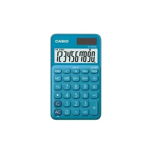Casio dzepni kalkulator SL 310 teget Slike