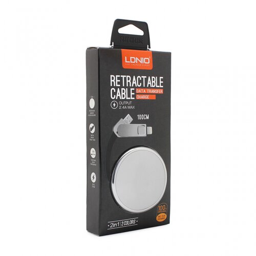 Ldnio USB data kabal LC90 2in1 za Iphone lightning/microUSB 1m srebrni Cene